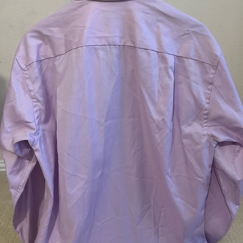 Eton Men's Lavender Dress Shirt - Picture 3 of 3